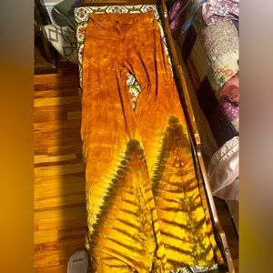 Warrior Within Tie Dye flares